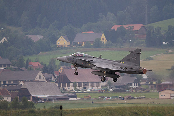Airpower 2013 Gripen beim Start Peter Hollos