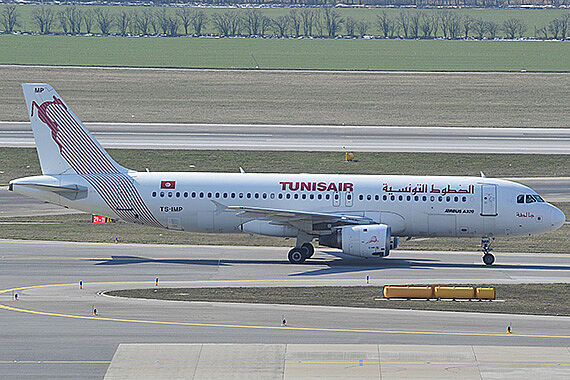 Airbus A320 von Tunisair TS-IMP, Symbolbild - Foto: PA / Austrian Wings Media Crew