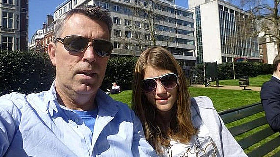 Hans de Borst MH17 mit Tochter Foto privat