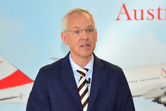 AUA Austrian Airlines Vorstand Tyrolean Airways Geschäftsführer Klaus Froese Foto PA Austrian Wings Media Crew