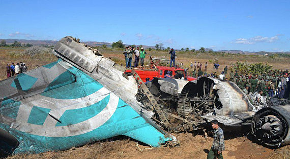 Fokker 100 Absturz in Birma - Foto: Myawady Media