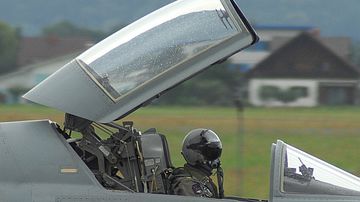 Militärpilot Kampfjet Kampfpilot Symbolbild Sujetbild Fighterpilot Fighter Pilot Foto Huber Austrian Wings Media Crew_1
