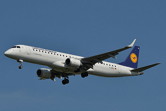 Lufthansa Regional Lufthansa Cityline Embraer E195 D-AEBL Foto Huber Austrian Wings Media Crew