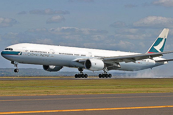 Cathay Pacific Boeing 777-300ER Foto DmitriyPichugin via Wiki Commons
