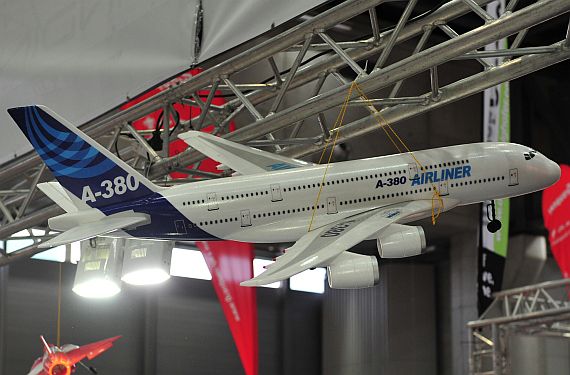 Auch der A380 durfte natürlich nicht fehlen