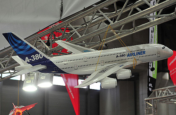Auch der A380 durfte natürlich nicht fehlen