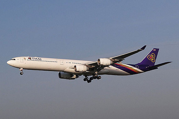 Thai Airways Airbus A340-500 Foto Paul Bannwarth