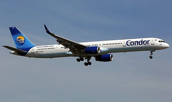 Condor Boeing 757-300 D-ABOC im Anflug auf LPA