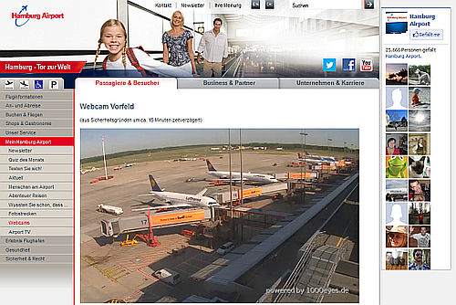 Flughafen Hamburg Live Abflug Webcam