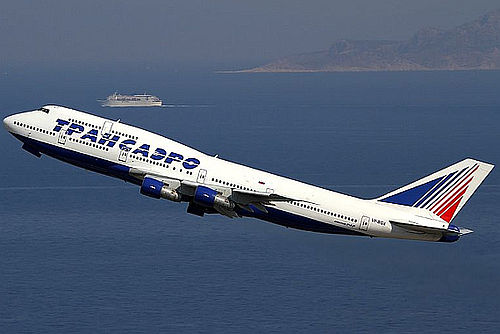 Transaero flottet letzte Boeing 747300 aus Austrian Wings