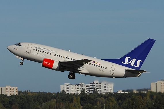 LN-RPT SAS Scandinavian Boeing 737-600 Foto Huber Austrian Wings Media Crw