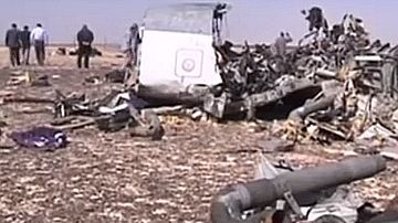 Absturzstelle MetroJet Screenshot Youtube