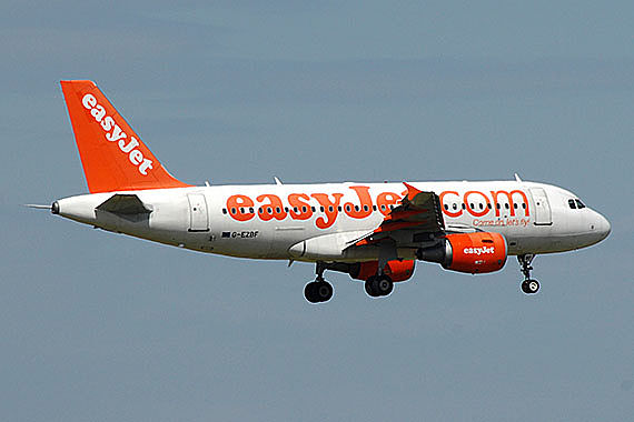 Easyjet Airbus A319 G-EZBF - Foto: M. Huber