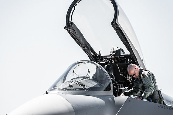 Bundesheer Eurofighter in Wien-Schwechat - Foto: U. Lehner