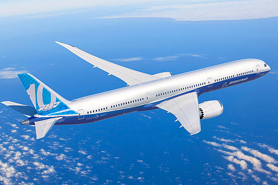 Boeing 787-10 - Grafik: Boeing