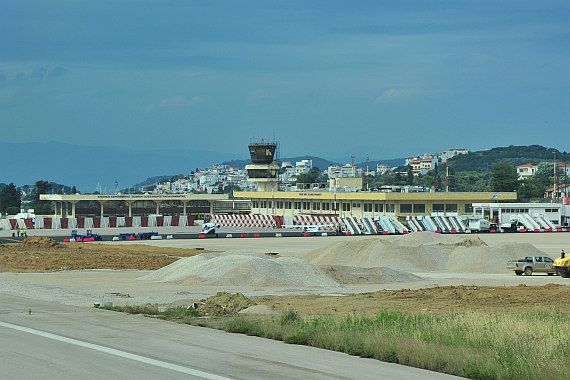 Flughafen Skiathos JSI Foto Huber Austrian Wings Media Crew