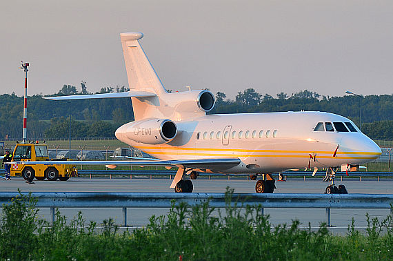 LX-EMO Dassault Falcon Business Executive Jet Foto PA Austrian Wings Media Crew