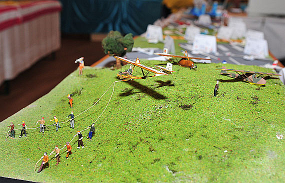 Diorama vom Start eines Segelflugzeuges auf der GoMo 2013 - Foto: PA / Austrian Wings Media Crew