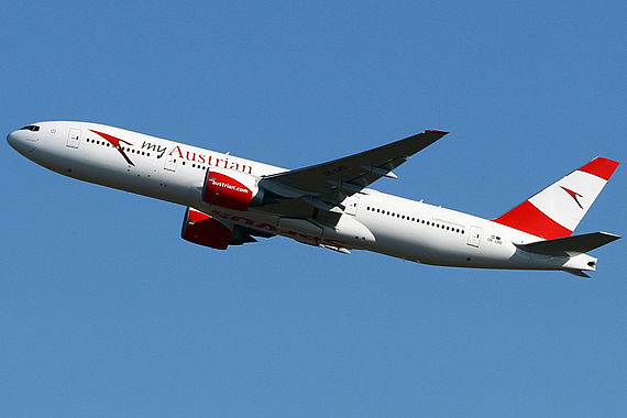 AUA Austrian Airlines MyAustrian My Austrian Boeing 777 OE-LPD - Foto: Christian Zeilinger