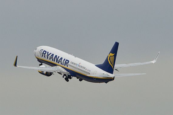 Ryanair Boeing 737-800 EI-DLK Steigflug Foto PA Austrian Wings Media Crew
