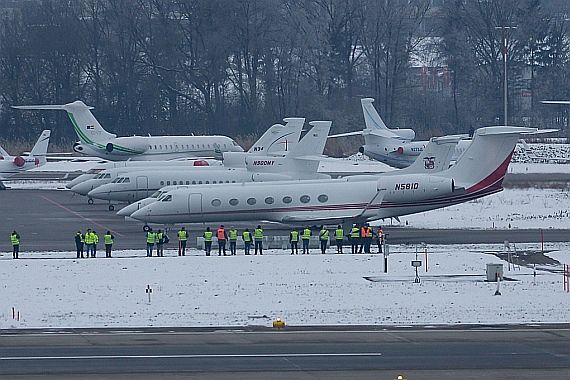 WEF-Spotter auf dem Vorfeld - Foto: Stefan Gschwind