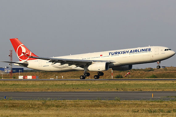 Turkish Airlines A330 Landung - Foto: Austrian Wings Media Crew