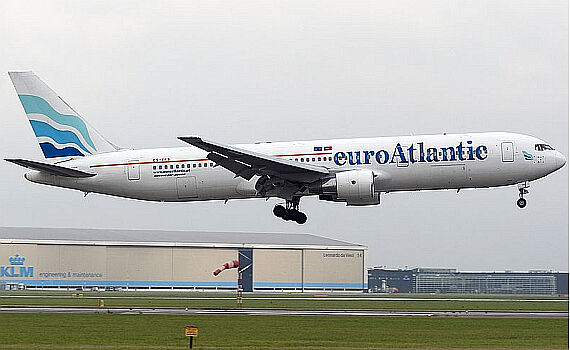 EuroAtlantic Airways Boeing 767-300ER CS-TFS, Symbolbild - Foto: Andrés Ramírez / Wiki Commons