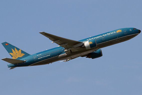 Boeing 777-200 von Vietnam Airlines, Symbolbild - Foto: Konstantin von Wedelstädt / Wiki Commons
