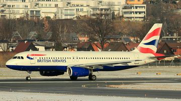 British Airways Airbus A320 am Flughafen Innsbruck Foto Christian Schöpf