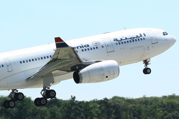"Take-off" eines Airbus A330 von Yemenia - Foto: Christian Zeilinger / Austrian Wings Media Crew