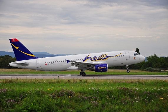 Aibus A320-214 (HB-JIW) von Hello Airlines - Foto: Andy Herzog