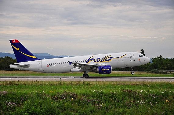 Aibus A320-214 (HB-JIW) von Hello Airlines - Foto: Andy Herzog