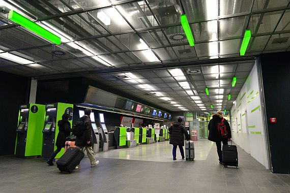CAT Cityairporttrain Wien Mitte City Check-In AUA Austrian Air Berlin Fahrgäste Passagiere_2 Foto PA Austrian Wings Media Crew