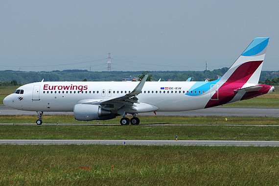 Eurowings Europe EWAT Airbus A320 OE-IEW - Foto Austrian Wings Media Crew