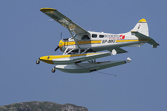 De Havilland DHC2 Beaver Wasserflugzeug SP-MKI Scalaria 2015 Foto Florian Bartonek