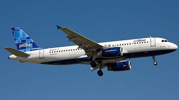 Airbus A320 von JetBlue - Foto: Ole Simon / Wiki Commons