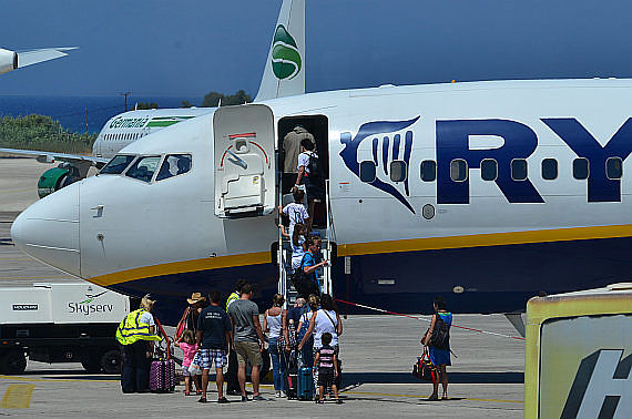 Ryanair Passagiere Rhodos Foto PA Austrian Wings Media Crew