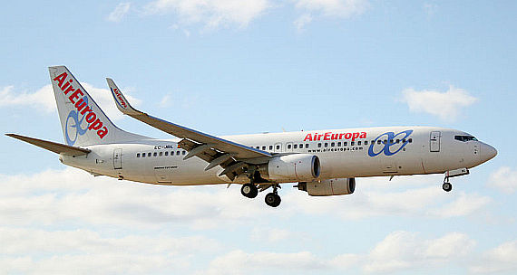 Air Europa Boeing 737-800 Credit Andy Mitchell Wiki Commons