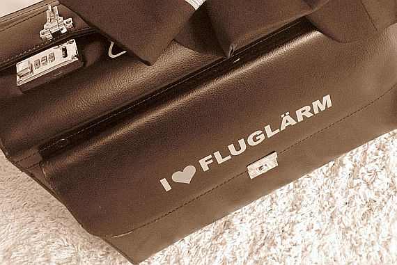 I love Fluglärm Sticker 1