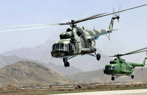 Afghanische Mi-17 Helikopter - Foto: Cecilio M. Ricardo Jr.