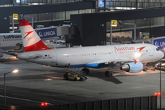Austrian Airlines (AUA) Airbus A320 (OE-LBW) - Foto: Austrian Wings Media Crew