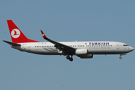 Turkish Airlines Boeing 737-800 TC-JFV - Foto: M. Huber