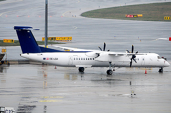 Austrian Tyrolean Bombardier Dash 8 Q400 OE-LGR Foto Austrian Wings Media Crew