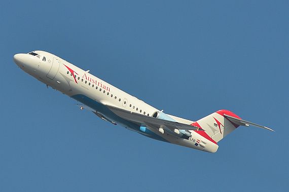 AUa Austrian Airlines fokker 70 OE-LFR Foto PA Austrian Wings Media Crew