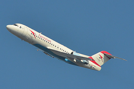 AUa Austrian Airlines fokker 70 OE-LFR Foto PA Austrian Wings Media Crew