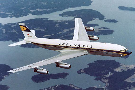 Lufthansa Boeing 707-430 Foto Archiv Lufthansa