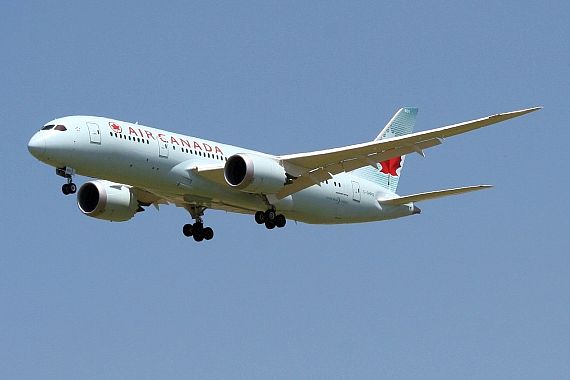 Air Canada Boeing 787-8 Dreamliner, Reg. C-GHPQ - Foto: Wikimedia Commons, Creditnennung siehe Beschreibungsfeld