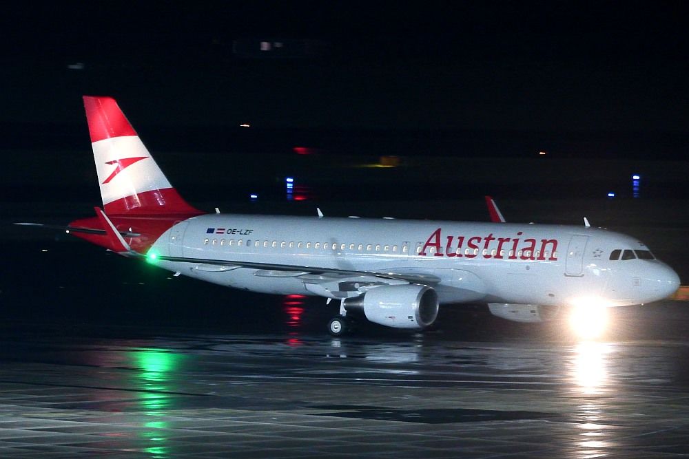 Mit Video Erster Aua A320 Mit Sharklets In Wien Eingetroffen