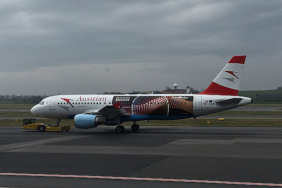 OE-LBS AUA Austrian Airlnes Songcontest A320 Foto Austrian Wings Media Crew