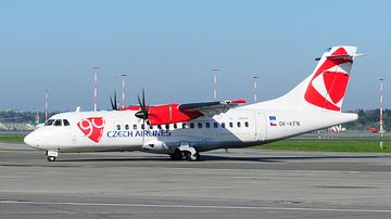 CSA Czech Airlines ATR42 OK-KFN Foto PA Austrian Wings Media Crew